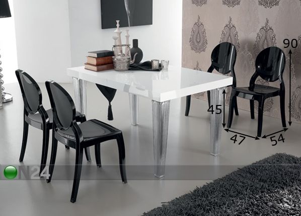 Tuolit SMERALDA, 4 kpl mitat