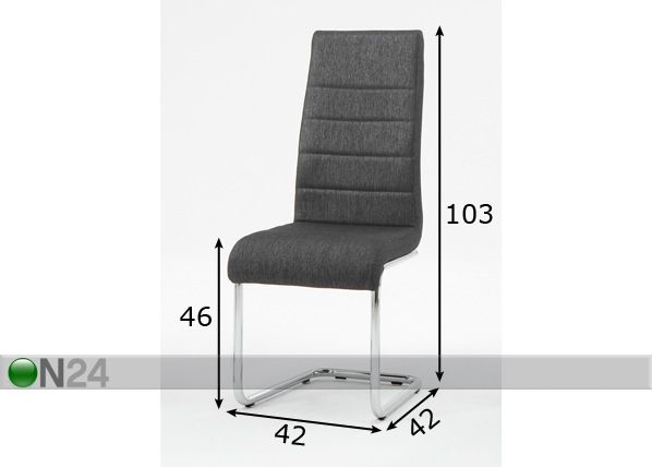 Tuolit TANJA, 4 kpl mitat
