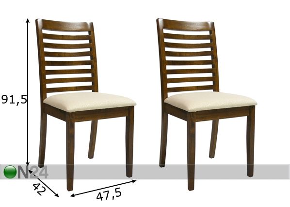 Tuolit TOGO, 2 kpl mitat