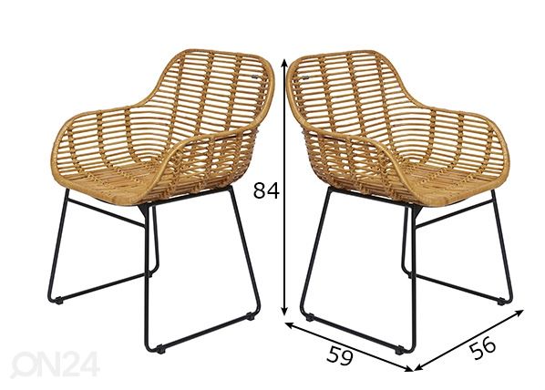 Tuolit Tom Tailor, 2 kpl mitat