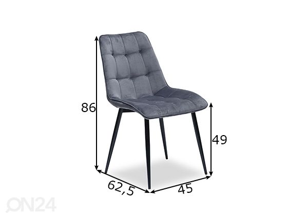 Tuolit Triest 4 kpl mitat