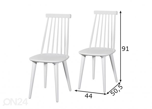 Tuolit Venla, 2 kpl mitat