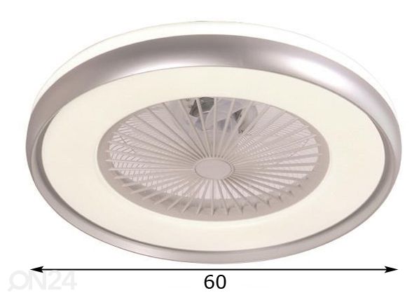 Tuuletinvalaisin Dia: 60 cm 35 W mitat