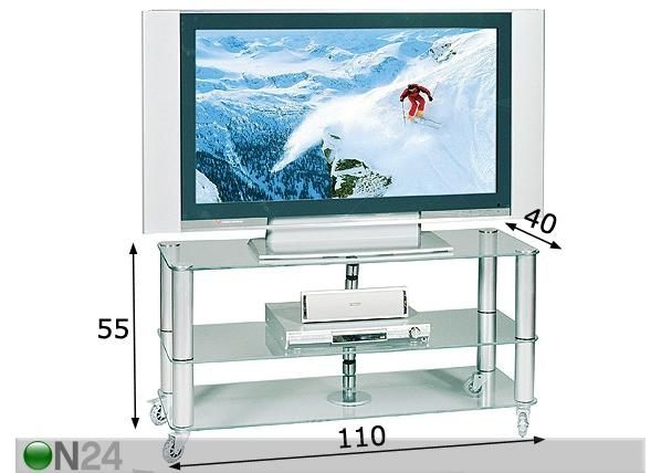 TV-pöytä KAYMAN 110 cm mitat