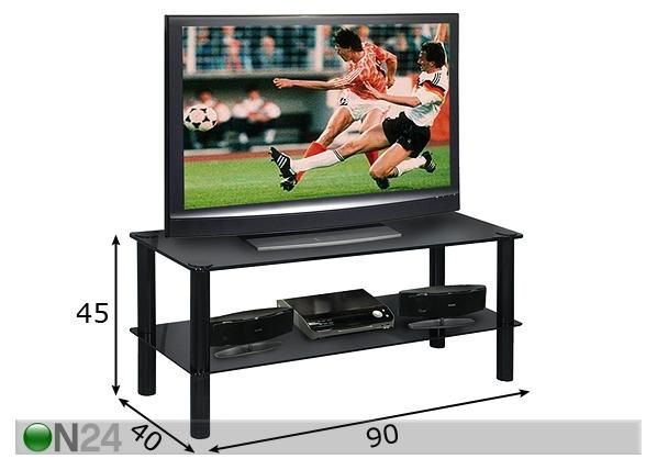 TV-pöytä KAYMAN RL 5053-G2 mitat