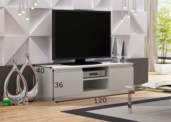 TV-taso 120 cm mitat