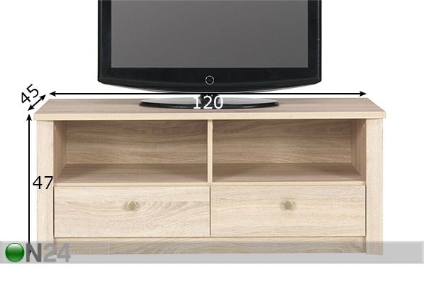 TV -taso mitat