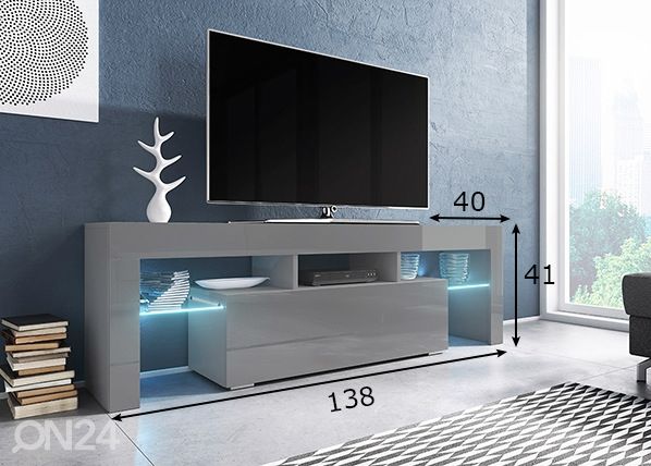 TV-taso 138 cm mitat