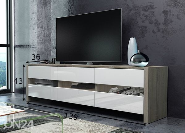TV-taso 139 cm mitat