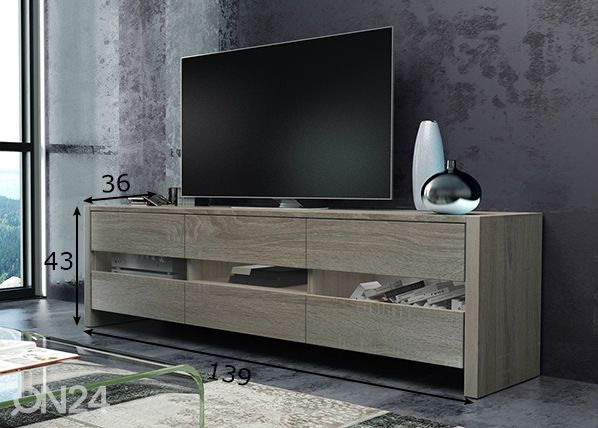 TV-taso 139 cm mitat