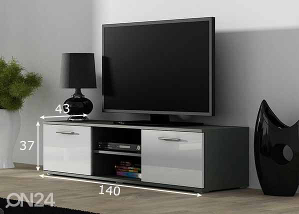 Tv-taso 140 cm mitat