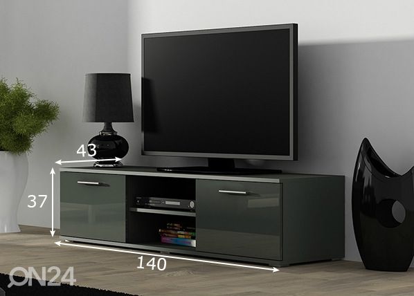 Tv-taso 140 cm mitat