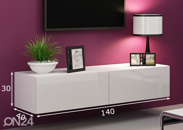 TV-taso 140 cm mitat
