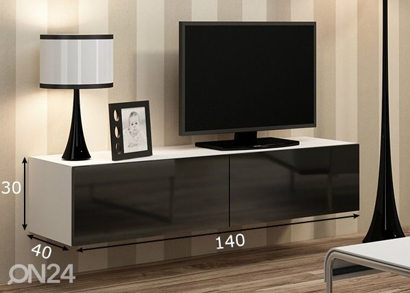TV-taso 140 cm mitat