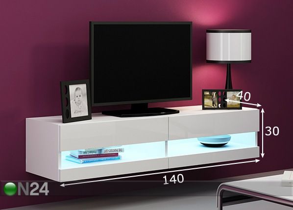 TV-taso 140 cm mitat