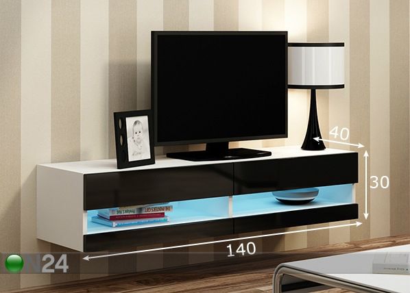 TV-taso 140 cm mitat