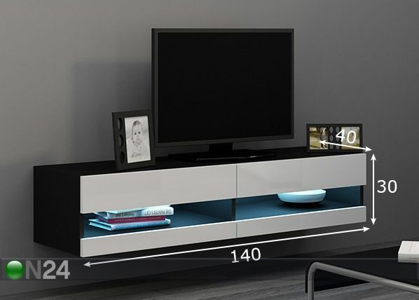 TV-taso 140 cm mitat