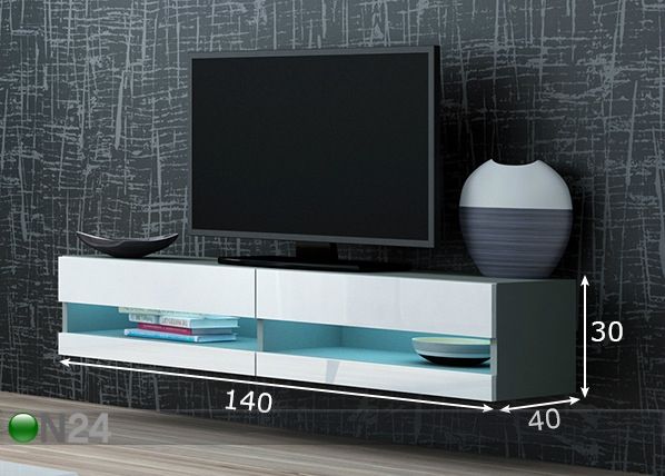 TV-taso 140 cm mitat