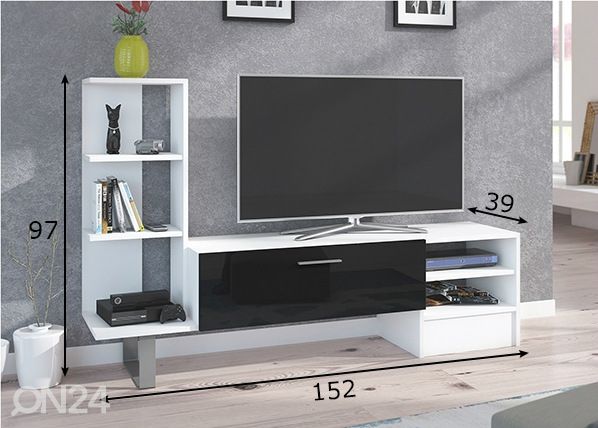 TV-taso 152 cm mitat