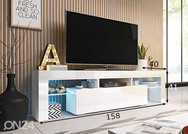 TV-taso 158 cm mitat