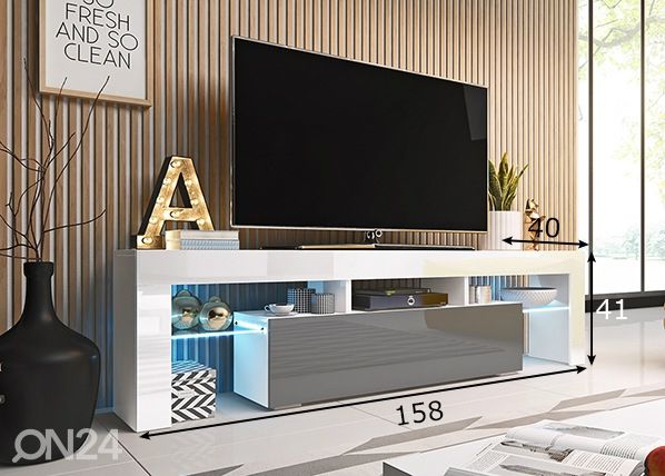 TV-taso 158 cm mitat