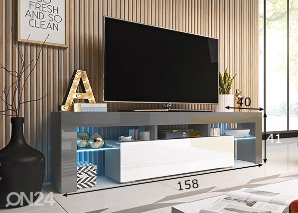 TV-taso 158 cm mitat