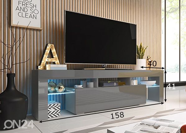 TV-taso 158 cm mitat