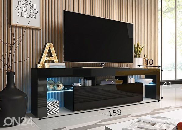 TV-taso 158 cm mitat