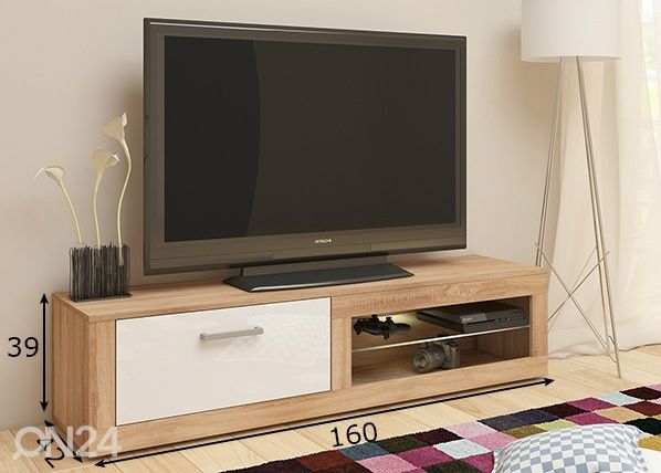 TV-taso 160 cm mitat