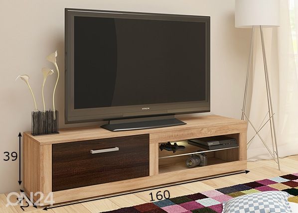 TV-taso 160 cm mitat