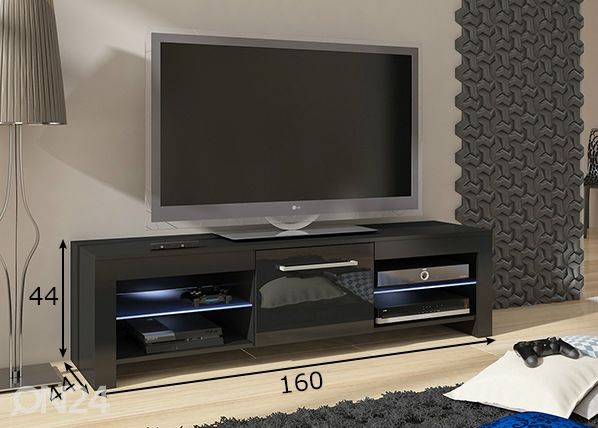 TV-taso 160 cm mitat