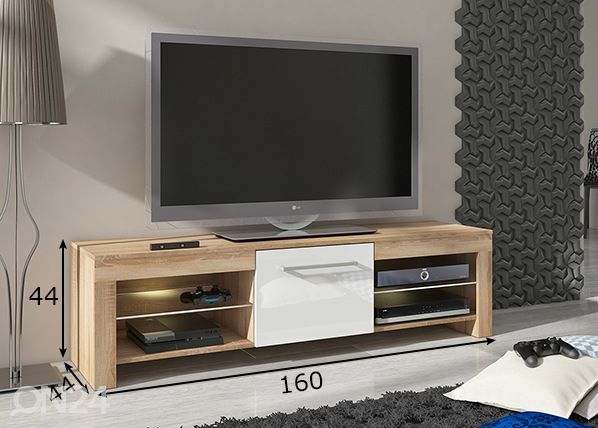 TV-taso 160 cm mitat