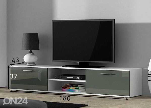 Tv-taso 180 cm mitat