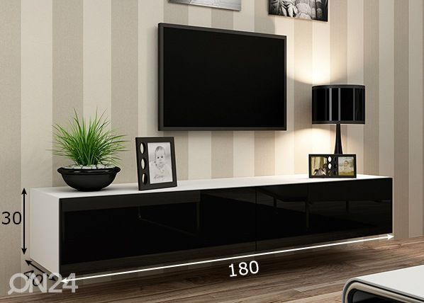 Tv-taso 180 cm mitat