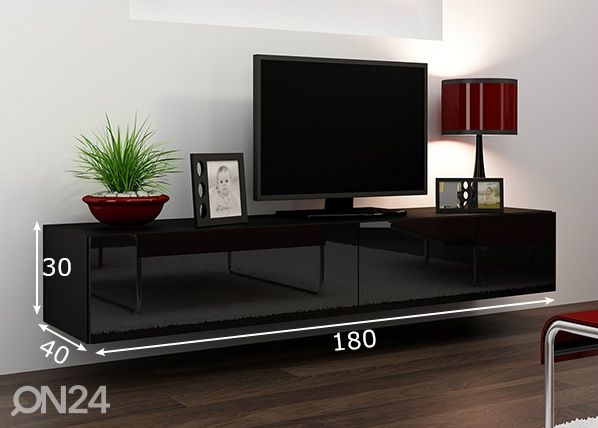 TV-taso 180 cm mitat
