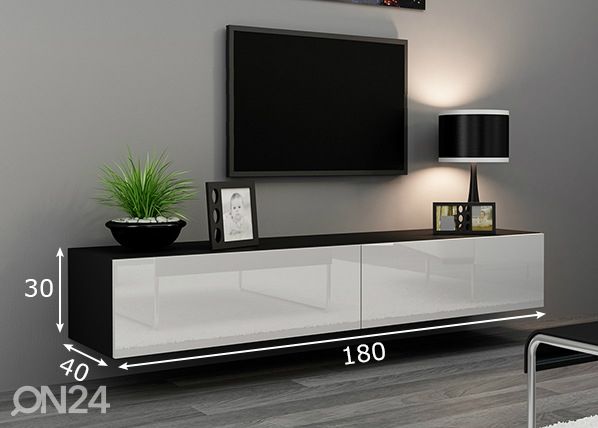 Tv-taso 180 cm mitat