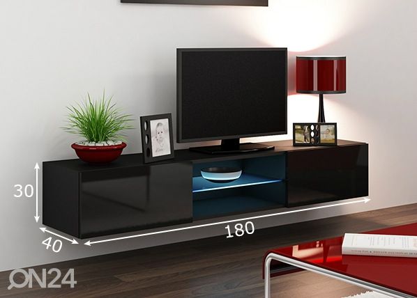 TV-taso 180 cm mitat
