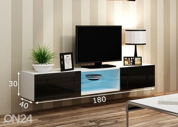 TV-taso 180 cm mitat