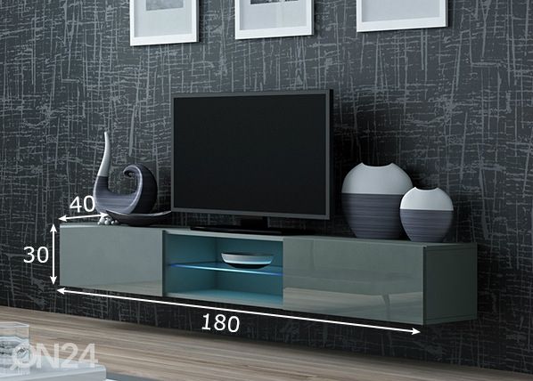 TV-taso 180 cm mitat