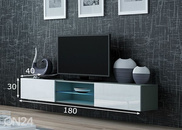 TV-taso 180 cm mitat