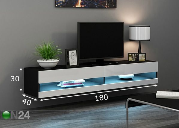 Tv-taso 180 cm mitat