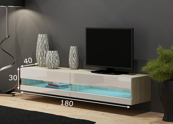 Tv-taso 180 cm mitat