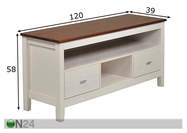 TV -taso mitat