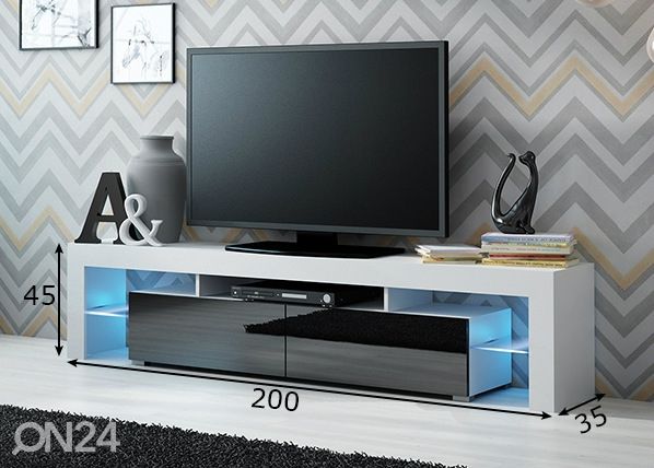 TV-taso 200 cm mitat