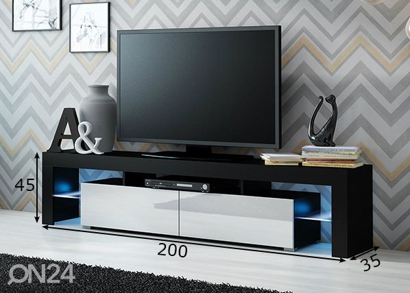 TV-taso 200 cm mitat