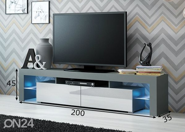 TV-taso 200 cm mitat