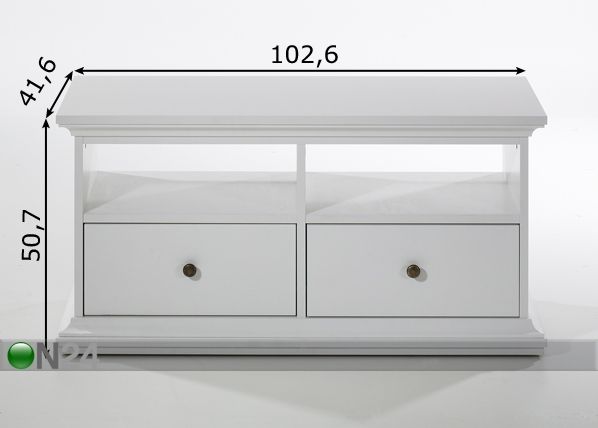 TV -taso mitat