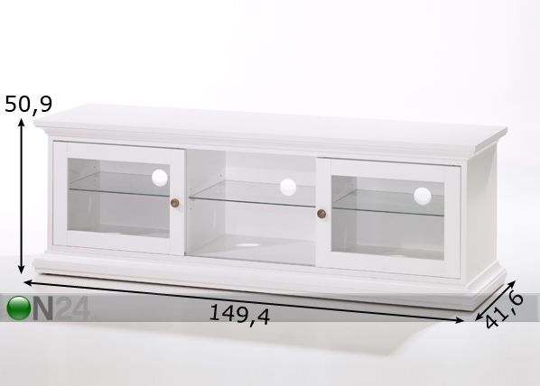 TV -taso mitat