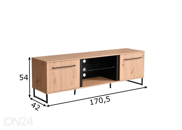 TV-taso mitat