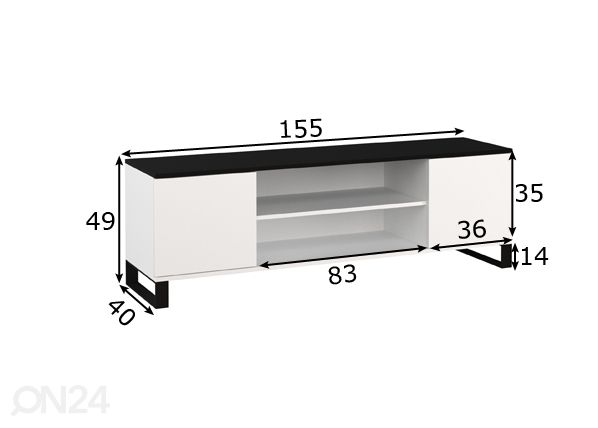 TV-taso mitat